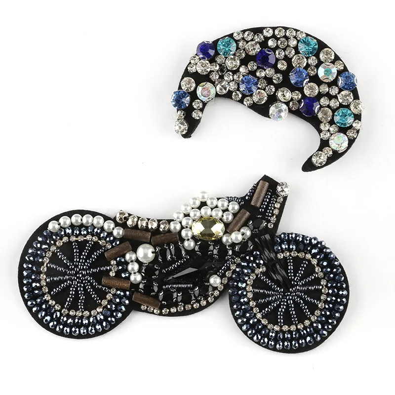 Мотоциклетные железные нашивки для одежды с вышивкой термоклеевые палочки Diy