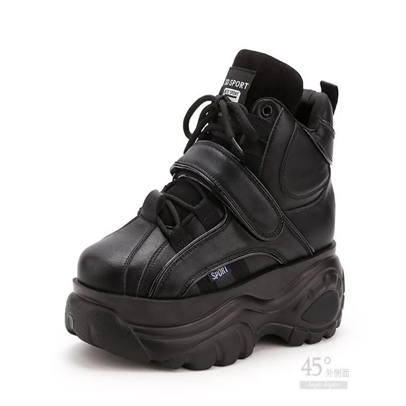 Женские кроссовки на платформе обувь липучке белые серебристые предварительные