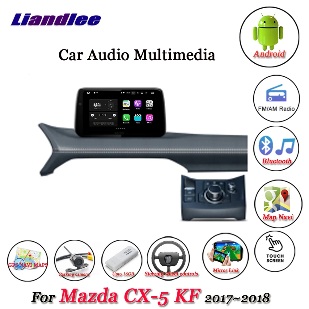 

Car Radio Android GPS Navigation Multimedia System For Mazda CX-5 KF 2017 2018 HD Screen Dispaly TV DVR Driving Video Recorder