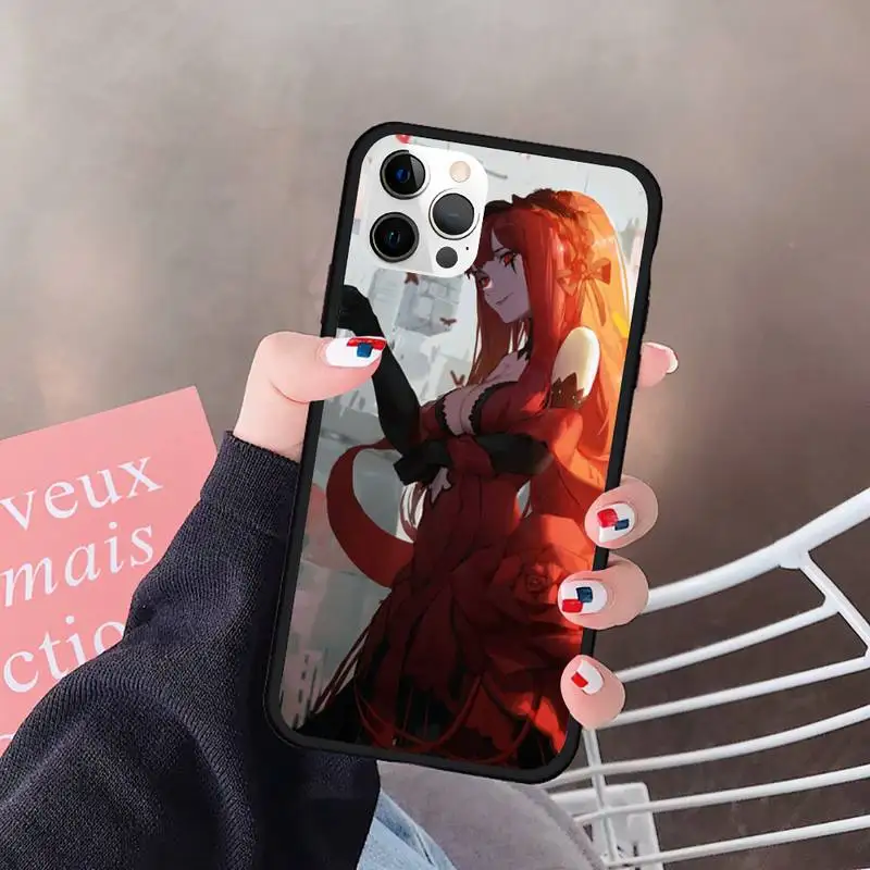 

INS Kawaii Japanese Anime illustration Girl Phone Case For Iphone Case 5 5S SE 6 6s 7 8 11 12 X Xs Xr Pro Plus Max Mini Cover