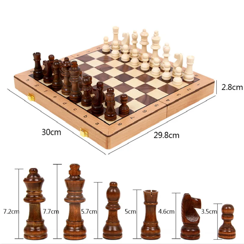 

Foreign Trade Selling High-end Chess Adult Children Students Wooden Magnetic Chess