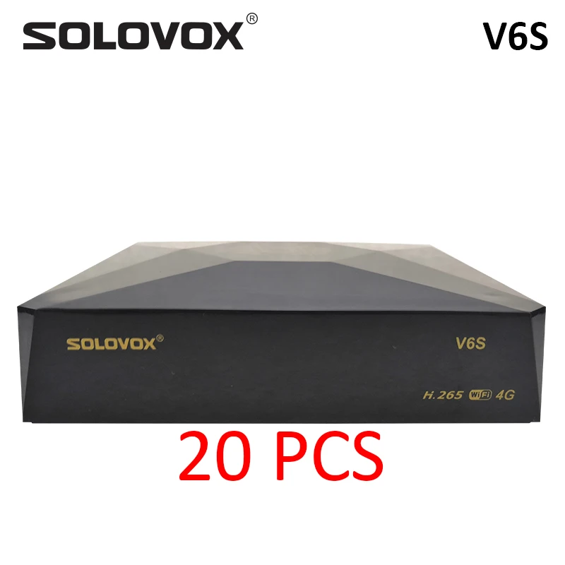 V6S20 Solovox 20 шт. V6S DVB-S/S2 спутниковый ресивер Поддержка CCCAM M3U Xtream Stalker, Mars tv Pro, евро 6 линейный сервер, Франция Великобритания Live - Цвет: V6S20