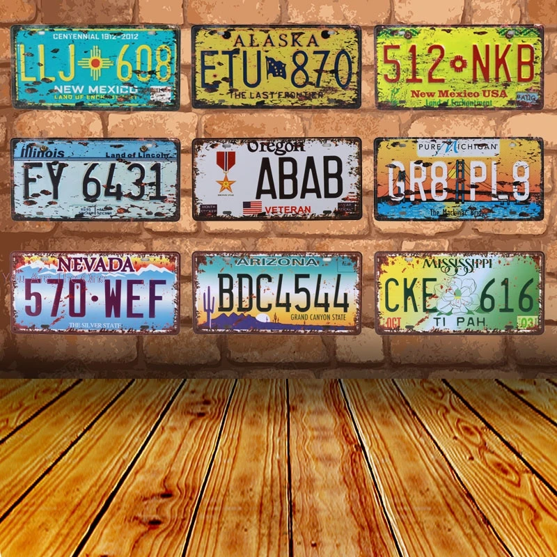 

Oregon Vintage Metal Painting Sign Plate Art Iron Bar Wall Decor Tin Signs Iron Painting Home Wall Stickers Retro Pub Art Poster