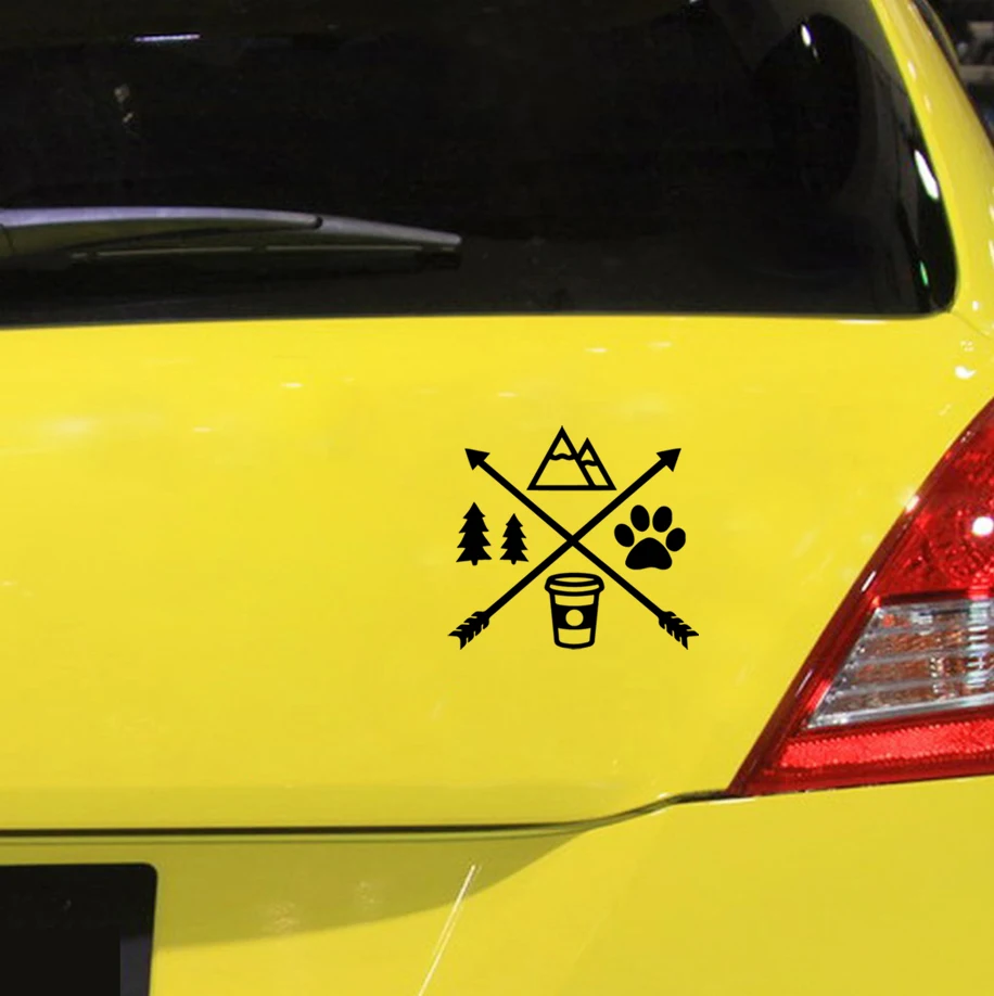 

Beautiful Mountains And Animals Car Sticker for the car Offroad Suv Waterproof car Accessories
