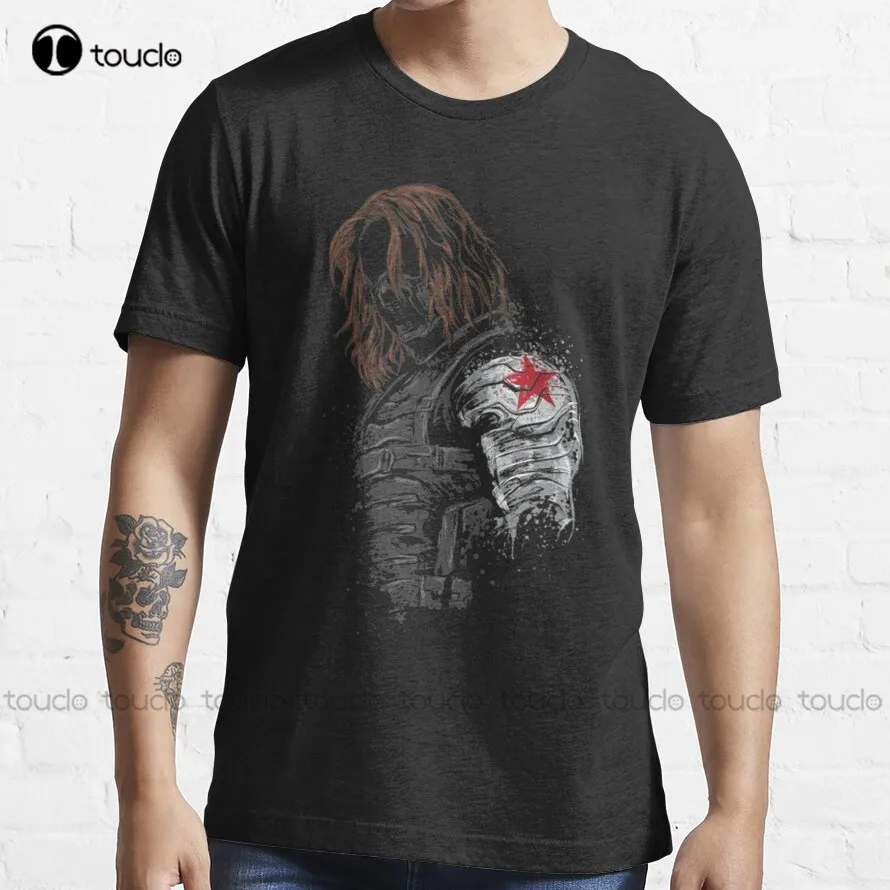 

Bucky Falcon And The Winter Soldier T-Shirt T Shirt For Men Custom Aldult Teen Unisex Digital Printing Tee Shirt Xs-5Xl