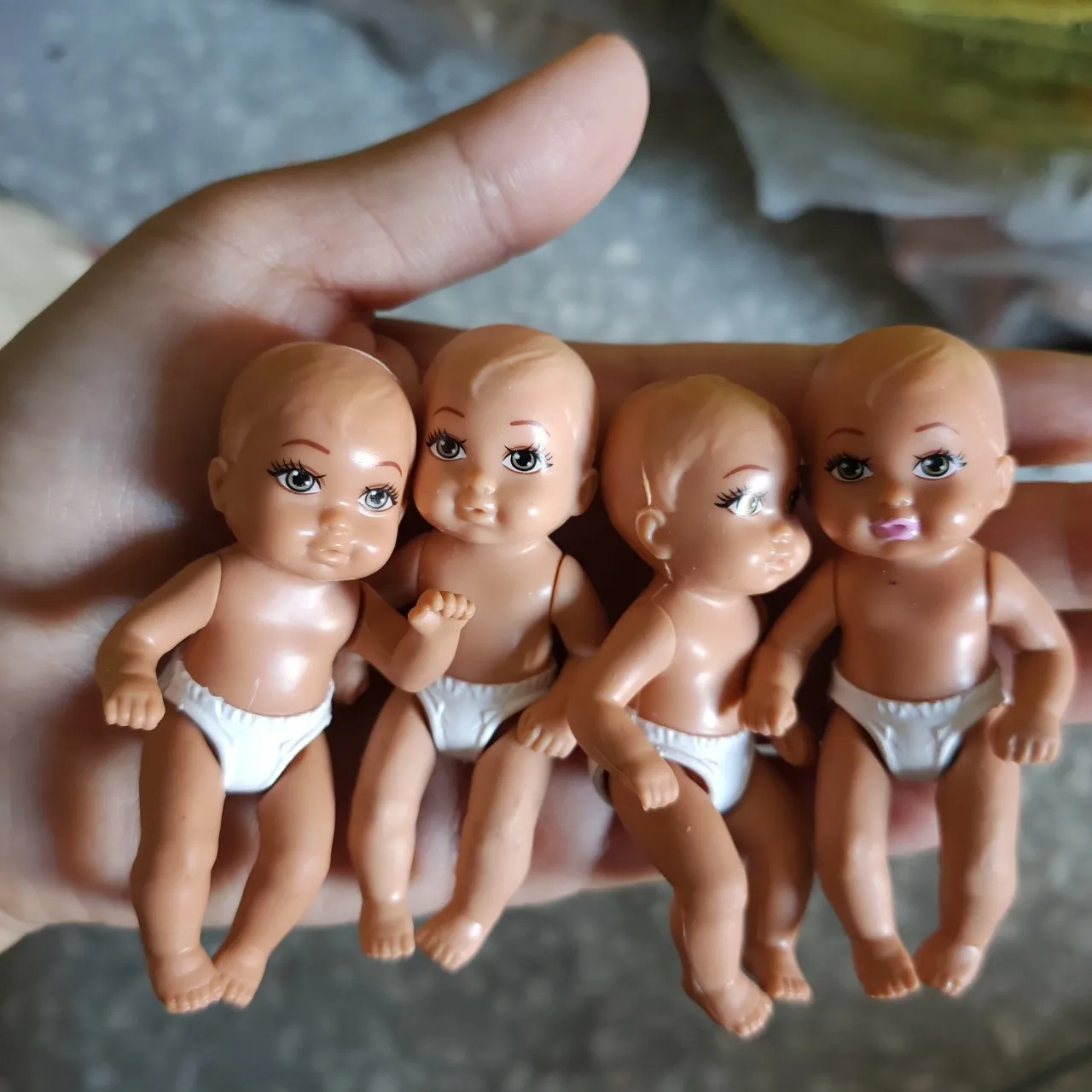 

cute simulation life like baby doll play house toy kids birthday gift