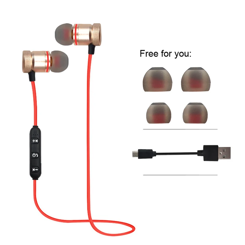 Металлические спортивные bluetooth-наушники беспроводные наушники с защитой от пота