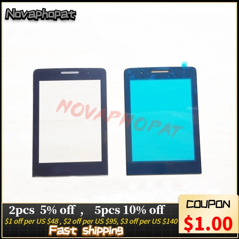 Novaphopat New Original Black Glass Screen For Philips E570 E571 lens Panel Replacement (not touch screen Sensor)+tracking | Мобильные