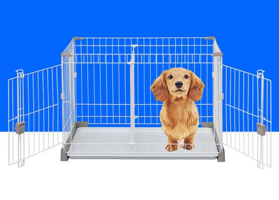 87x59x61 см двухдверная клетка для собак экологически чистый забор с колесами
