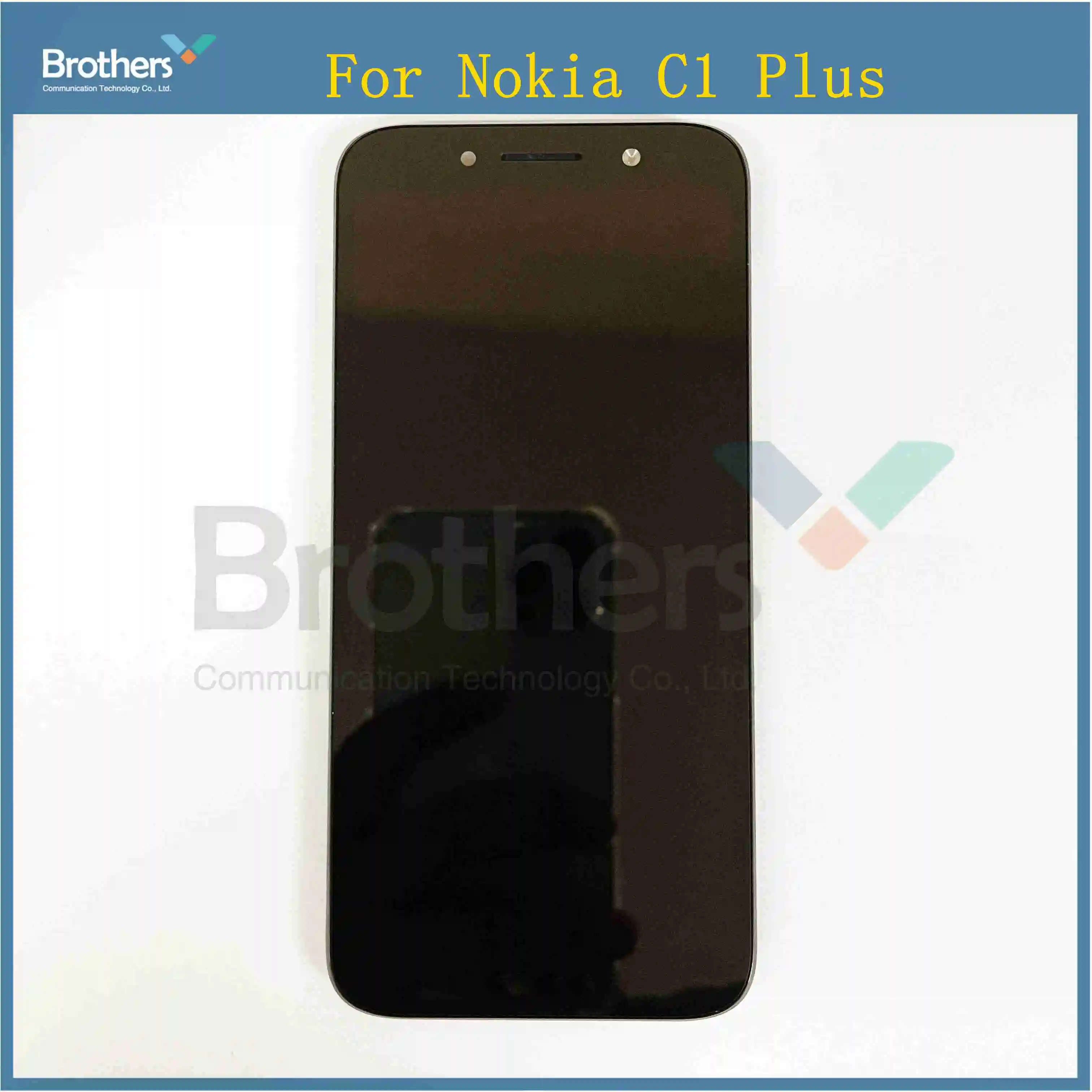 5 45 originallcd screen for nokia c1 plus lcd display ta 1312 lcd assembly touch screen digitizer phone replacement with frame free global shipping