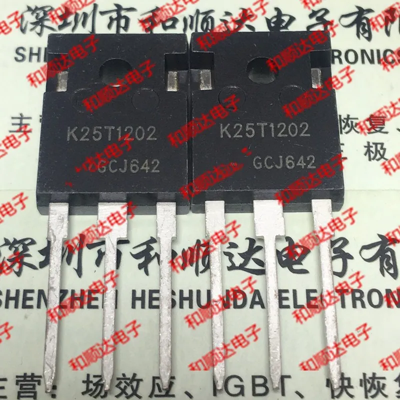 

Original New / 2pcs / K25T1202 IKW25N120T2 TO-247 1200V 25A