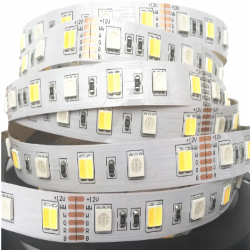 Светодиодный светильник RGBCCT RGBWW RGB WWA гибкий DC 12V 24V SMD 5050 полоса веревка лента