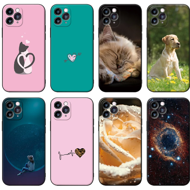

Luxury Original Square Liquid Silicone Phone Case For Apple iPhone 11 12 Pro Max mini Fashion printed Shockproof Case Cover