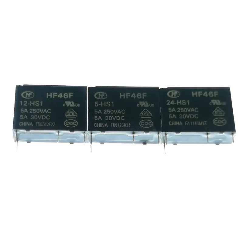 Реле HF46F 12 HS1 5 шт. В А дип4|hf46f 12-hs1|12v 5a relayrelay |