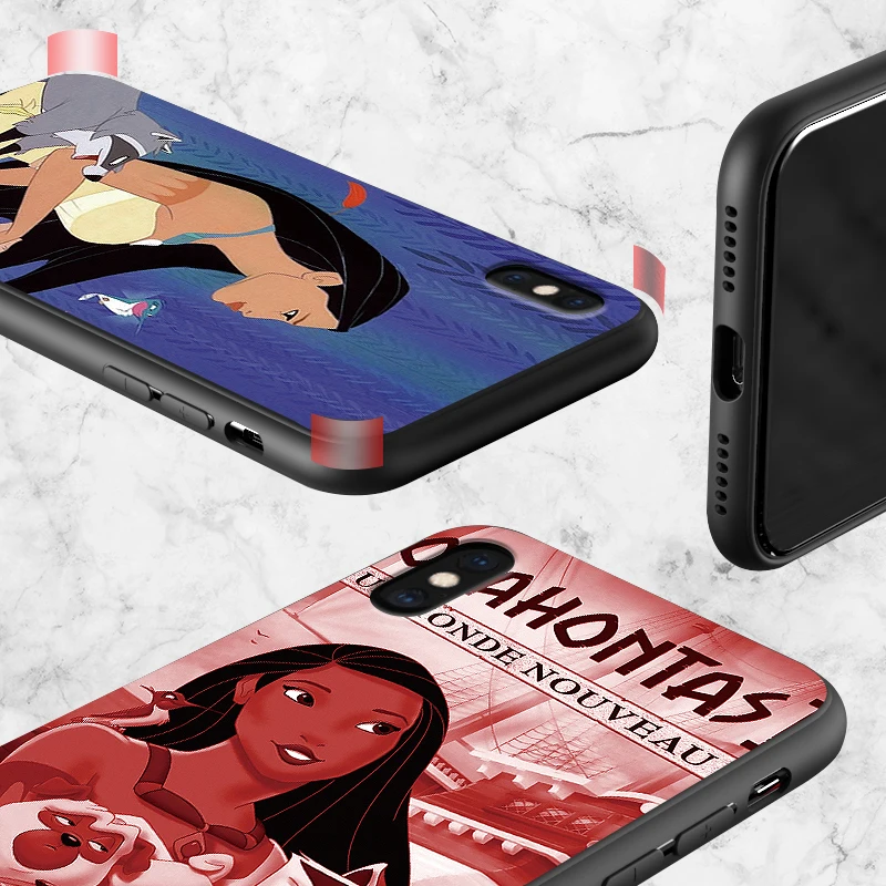 Чехол для телефона iphone 11 Pro Max XR XS MAX X Love Movies Pocahontas Apple 8 7 6 5S s Plus Силиконовый ТПУ