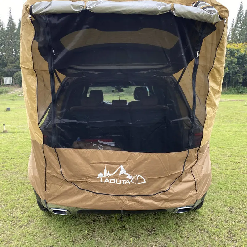 

Tents Sunshade Car-Trunk Durable Rainproof Outdoor Barbecue-Tent CampingSunshade Windproof Rainproof Car Trunk Tents