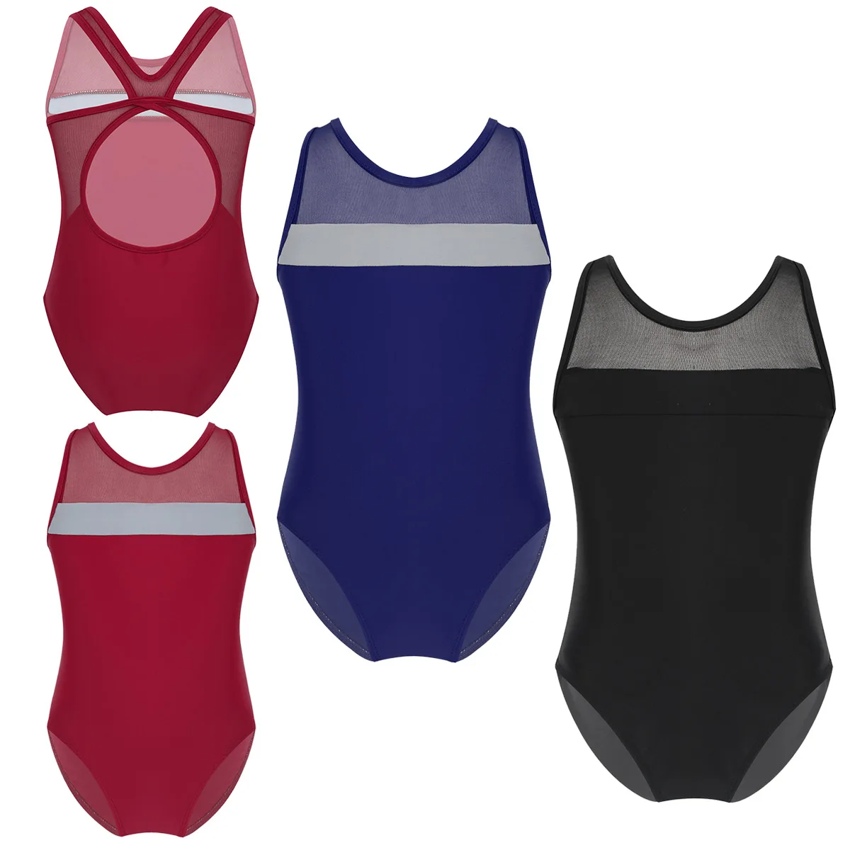 ChicTry/Новинка Сетчатое платье без рукавов с вырезами на спине