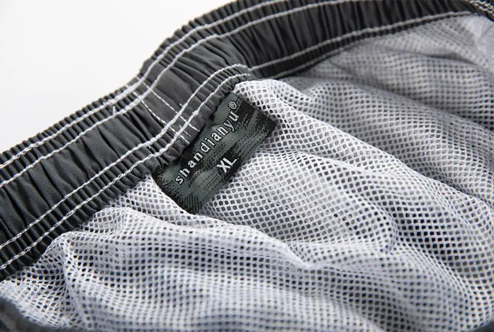 Шорты мужские пляжные быстросохнущие с принтом кокосовой пальмы повседневные