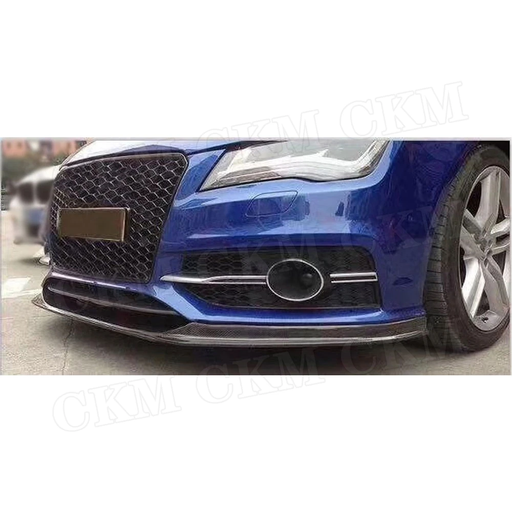 Передний бампер спойлер фартук для Audi A7 S7 Sline 2012 2013 2014 2015 углеродное волокно/FRP