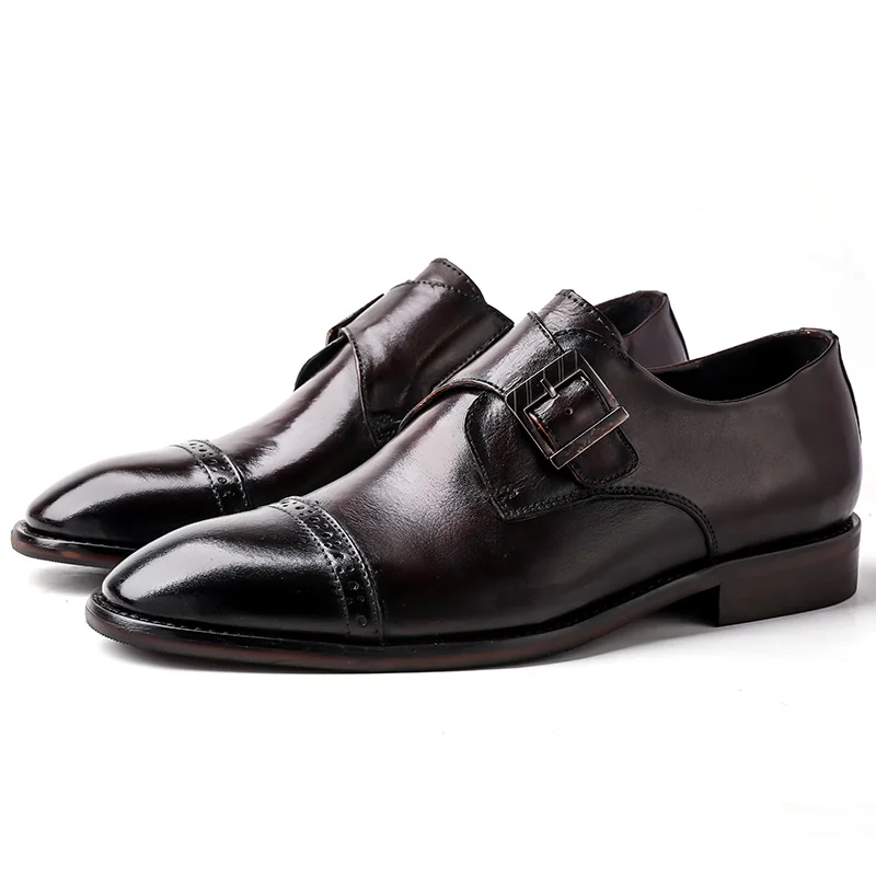 Обувь из натуральной кожи наивысшего качества в европейском стиле Мужские