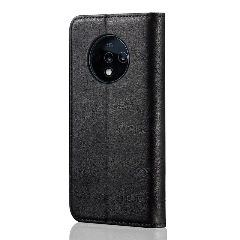 Роскошный кожаный чехол-книжка с уникальным магнитным дизайном для OnePlus 7 6 T/6/One Plus 7T Pro, защитный чехол-кошелек s, задняя крышка