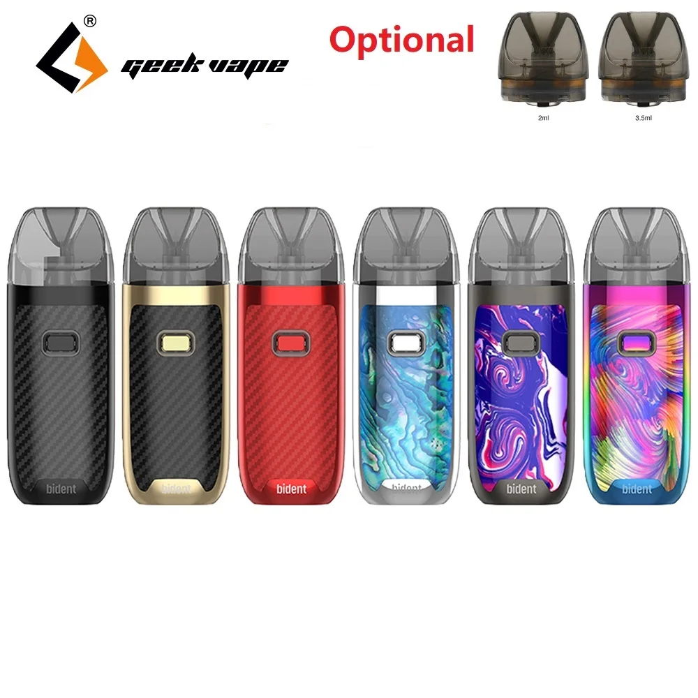 Электронная сигарета GeekVape Bident Pod комплект электронных сигарет 950 мА/ч 2 мл/3 5 мл Vs