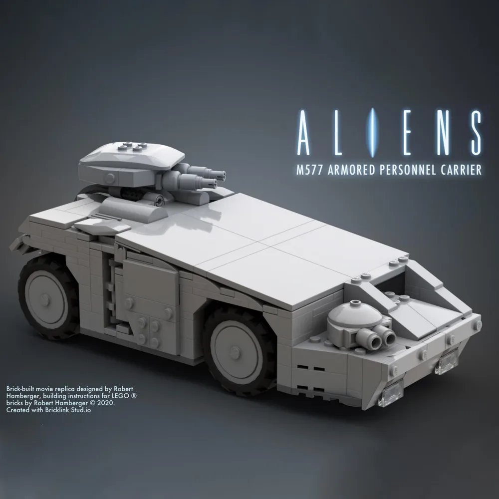 

Конструктор MOC детский, сборная модель военной серии m577, бронированный автомобиль, подарок для детей