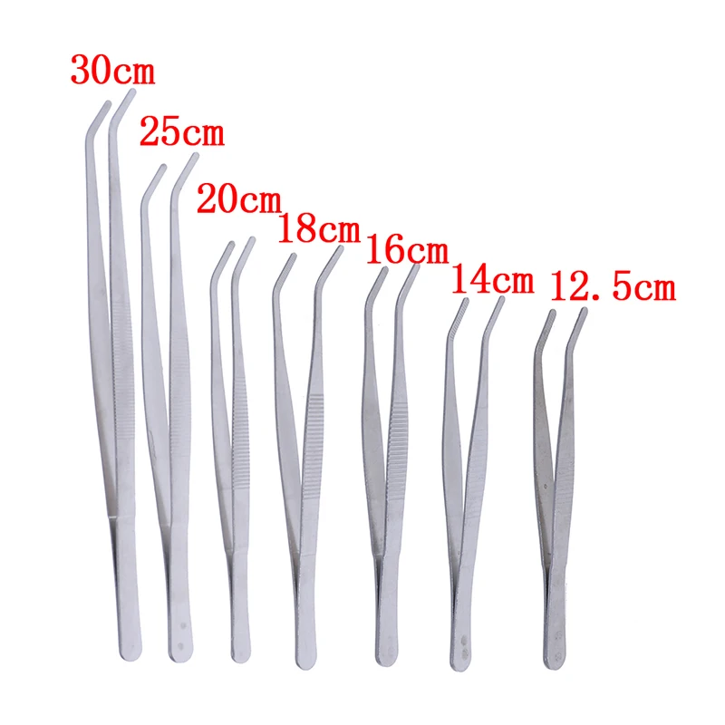 

Stainless Steel Aquarium Cleaning Tools Elbow Tweezers Anti-static Hand Tool Clear Clip Tool 12.5/14cm/16cm/18cm/20cm/25cm/30cm