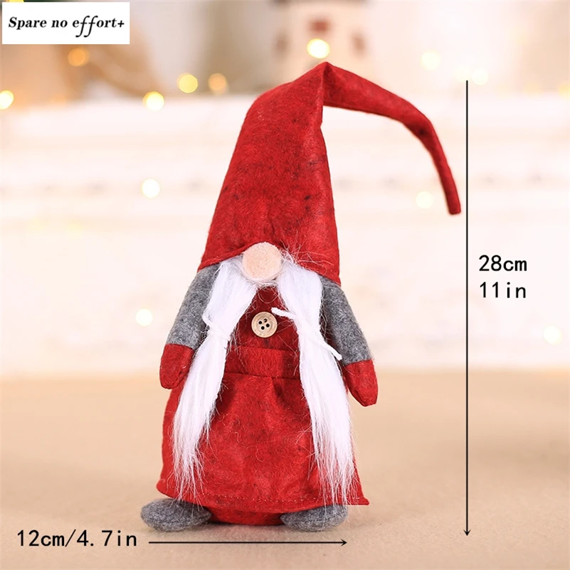 Мини Рождество Санта Клаус куклы Navidad фигурка рождественские украшения для дома