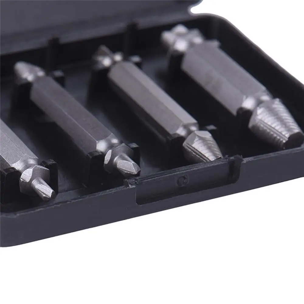 

For Damaged Screwdriver Extractor Set Double Side Broken Screw Bolt Stud Remover Puller Center Drill Bit Removal Tools