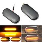 2 шт., мигающие светодиодные габаритные огни для Ford C-Max Fiesta MK6 Focus MK2 Fusion Galaxy