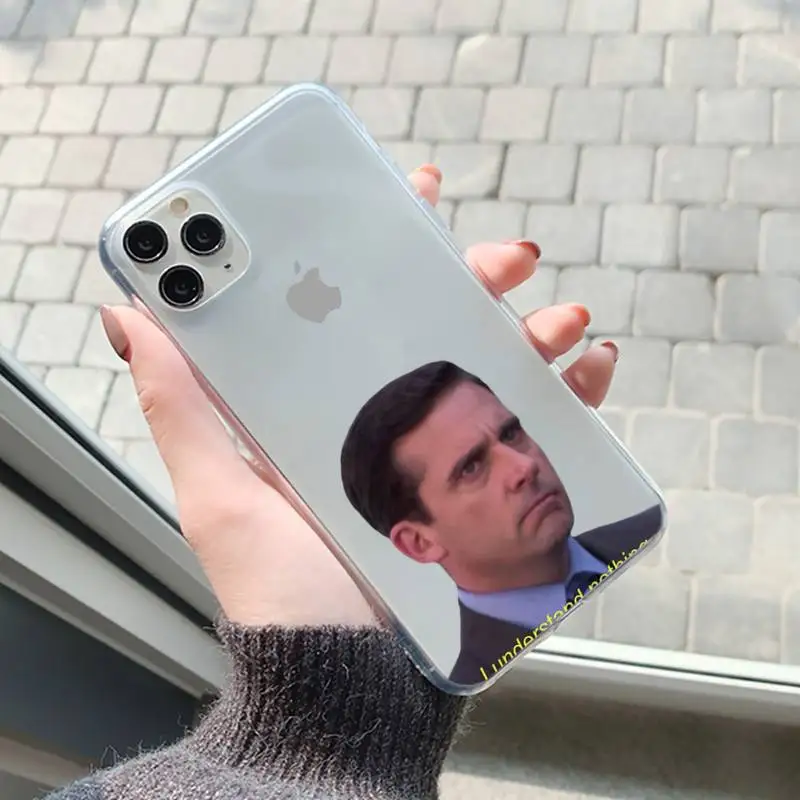 fhnblj michael scott the office phone case for iphone 11 12 13 mini pro xs max 8 7 6 6s plus x 5s se 2020 xr case free global shipping