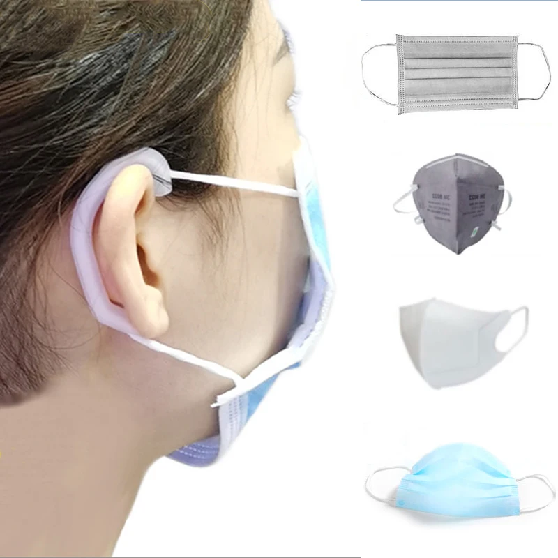 

Earhooks for Mask Earphones Silicone Clip Masks's Earhook Headphone Ear Hook Hanger Universal Headset Earphone Trig Rain