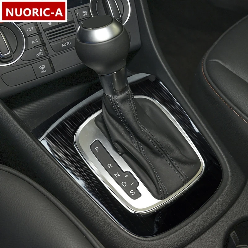 

Stainless Steel Center Console Gear Shift Frame Decoration Cover Trim For Audi Q3 2013-2016 Car Styling Interior Accessories