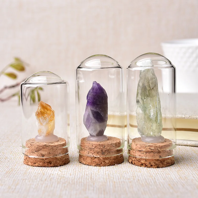 

1PC Natural Mineral Specimen Natural Crystal Quartz Raw Crystals Ornaments Home Decor Teaching Specimens Gifts for Children