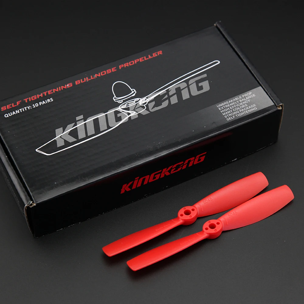 10 пара/лот KINGKONG 6040 6*4 / 5040 5*4 CW CCW пропеллер для RC QAV250 Мультикоптер Квадрокоптер Мини