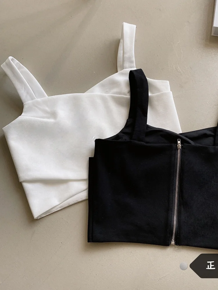 Дизайн Безрукавки на бретелях не популярен летняя одежда с бюстгальтером внутри