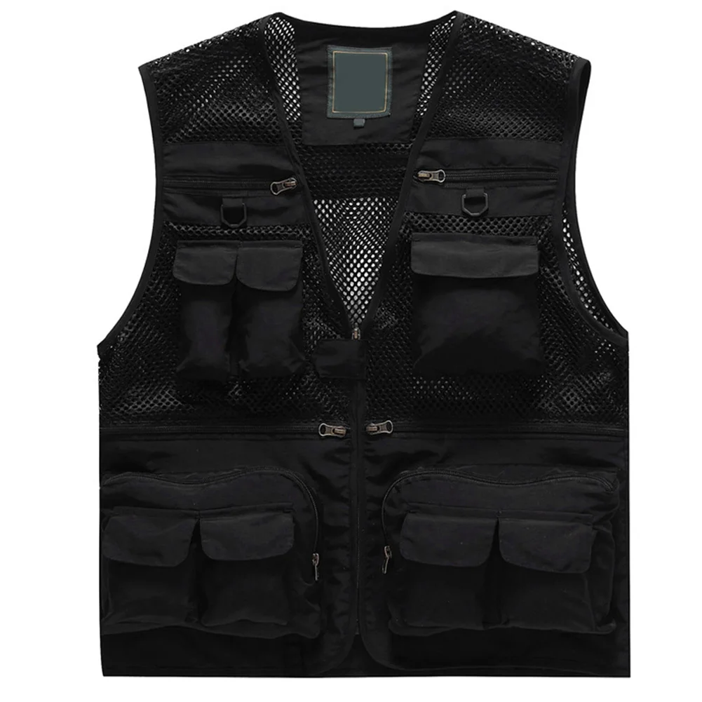 Недавно Открытый Быстросохнущий рыболовный жилет с несколькими карманами