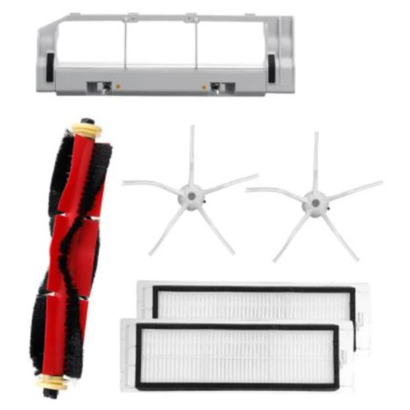 

Запчасти для робота-пылесоса Xiaomi Roborock S6, S60, S65, S5 MAX, T6, основной фильтр-щетка, боковая щетка