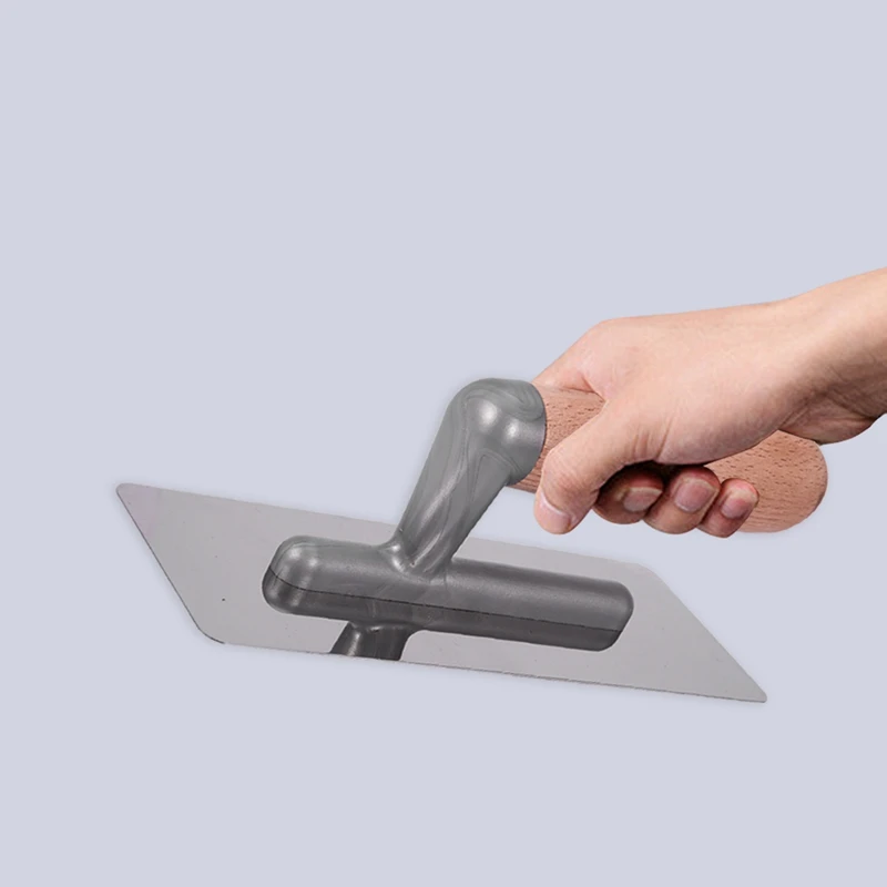 

2Pcs Stainless Steel Trowel Tool Batch Wall Shovel Tool Putty Tool Cement Finishing Tool