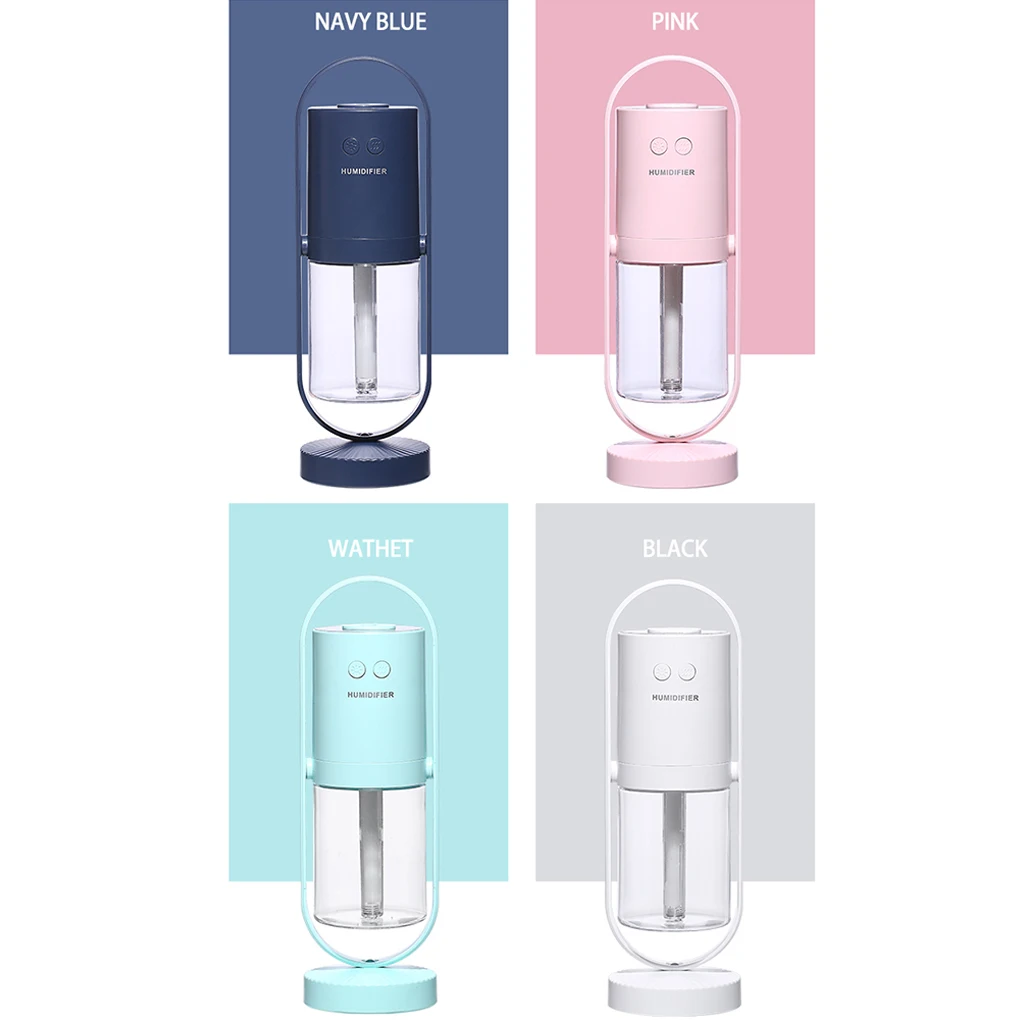 

Mini Portable 200ML Ultrasonic Air Humidifier Aroma Essential Oil Diffuser for Home Car USB Fogger Mist Maker w/ LED Night Lamp