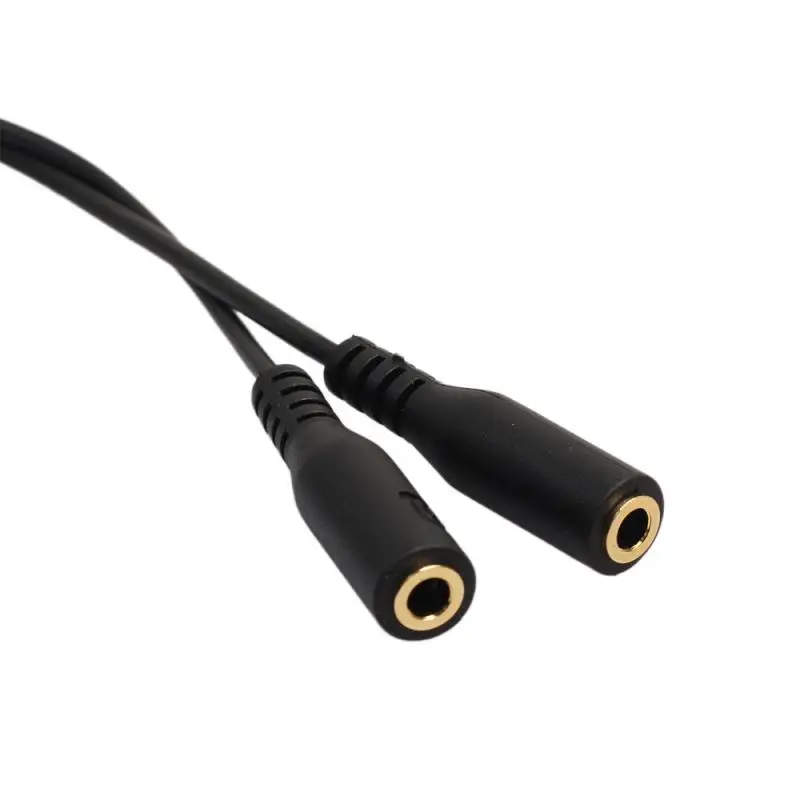 

3.5mm Audio Cable AUX Jack Stereo Audio Male to 2 Female Headset Mic Y Splitter Cable Adapter For Mobile Phone Adapters
