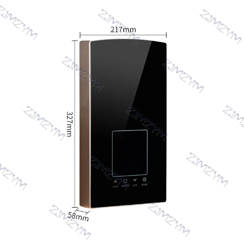 Цифровой электрический водонагреватель с ЖК-дисплеем 8500 Вт сенсорное Голосовое