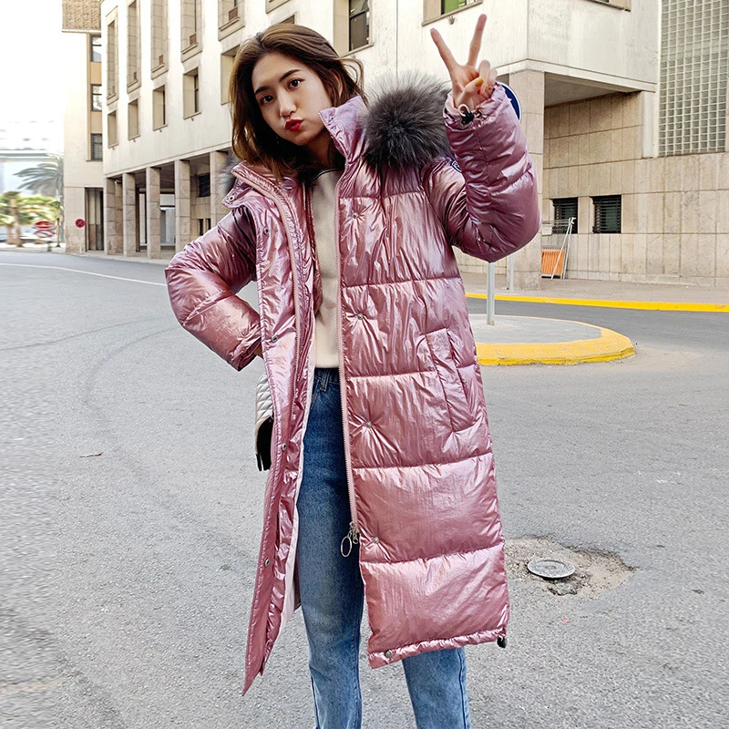 Меховая парка фланелевая на молнии свободная с широкой талией 2020 зимняя женская