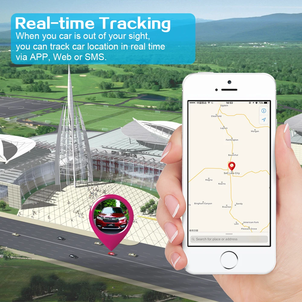 LK900C-4G Car GPS Tracker Real Time Vehicle Locator With Powerful Magnet 20000mAh Battery Standby 240Days Waterproof IP67 | Автомобили и