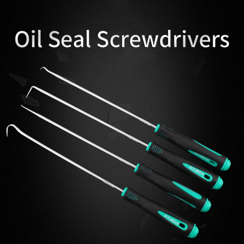 

Oil Seal Puller Screwdriver Hook Thicken Alloy Steel Oil Seal Puller Car Maintenance Professional Disassembly Assembly Tools Set