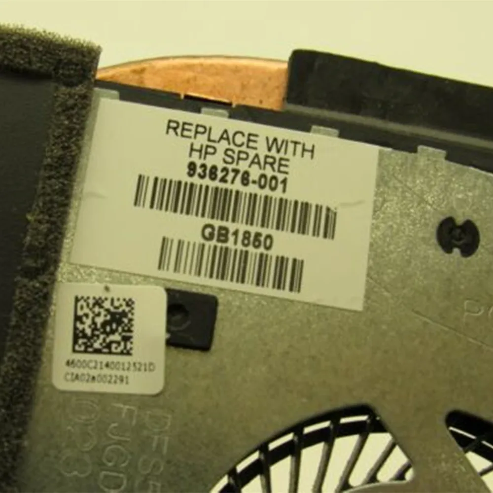 Оригинальный вентилятор охлаждения ЦП для HP Pavilion X360 14-BA 14M-BA 14M-BA011DX 924281-001 936276-001 100%