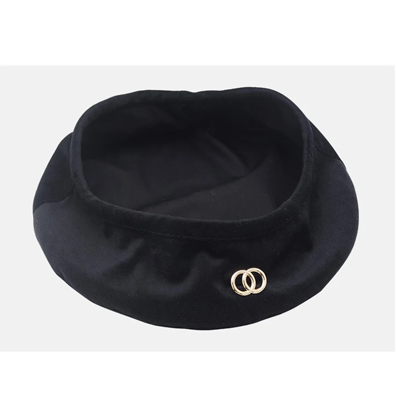 Новинка 2022 берет с французским маленьким ароматом женская шапка восьмиугольным