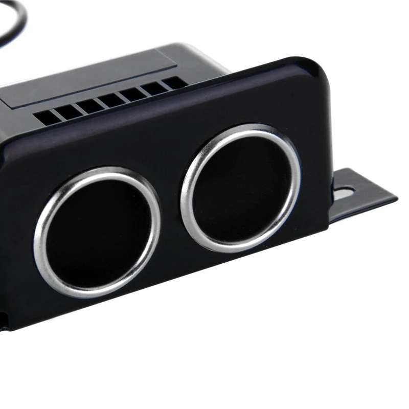 

Auto Car Double cigarette lighter adapter 12V 10.5x5x4cm