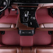 MSUEFKD ковер по индивидуальному заказу для Totyota Camry Land Cruiser rav4 corolla Tundra Sienna Venza Sequoia кожаные автомобильные коврики Acc